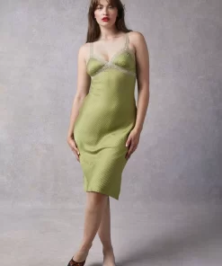 Clothing Rouje | Jenna Dress Jacquard Tilleul