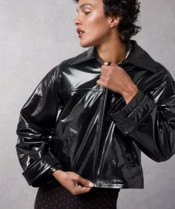 Clothing Rouje | Joshua Jacket Cuir Noir