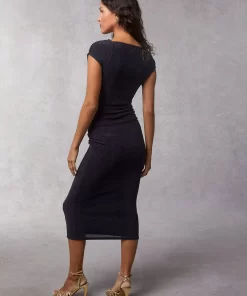 Clothing Rouje | Laly Dress Lurex Marine