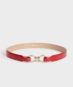 Accessories Rouje | Laure Belt Cuir Rouge