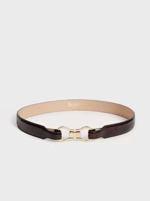 Accessories Rouje | Laure Belt Vernis Tortue