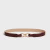 Accessories Rouje | Laure Belt Cuir Bordeaux