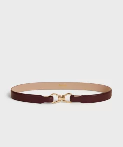 Accessories Rouje | Laure Belt Cuir Bordeaux