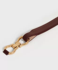 Accessories Rouje | Laure Belt Cuir Bordeaux