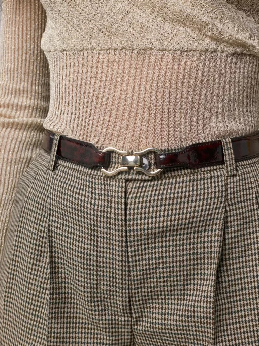 Accessories Rouje | Laure Belt Vernis Tortue