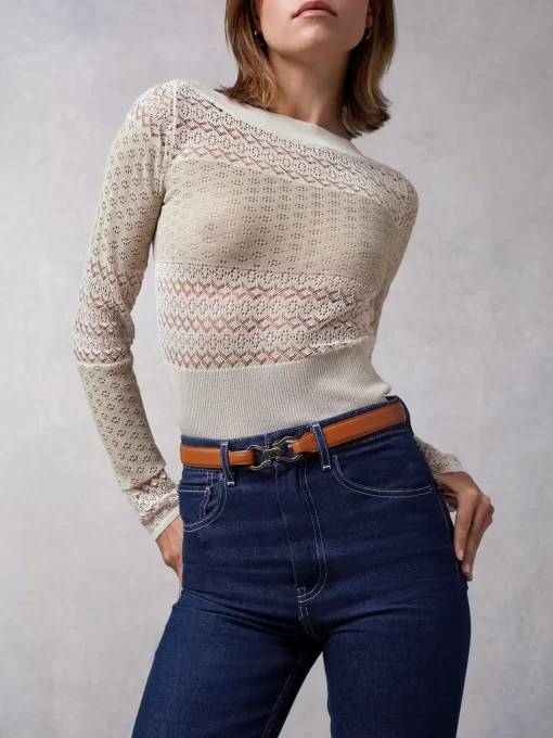 Accessories Rouje | Laure Belt Cuir Caramel