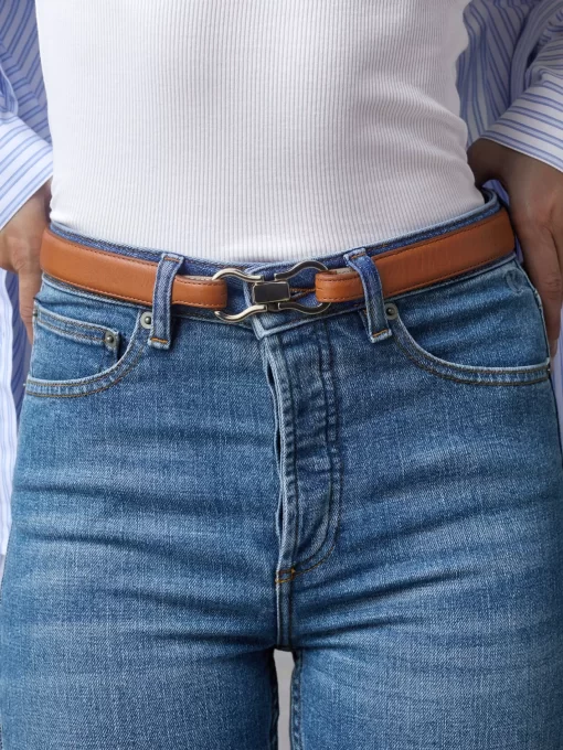 Accessories Rouje | Laure Belt Cuir Caramel