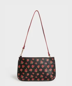 Accessories Rouje | Le Mini Bag Fleurs Noir
