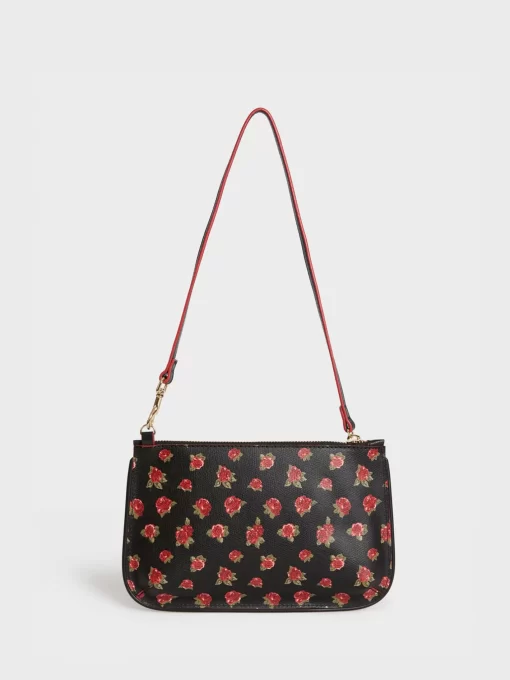 Accessories Rouje | Le Mini Bag Fleurs Noir