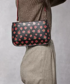 Accessories Rouje | Le Mini Bag Fleurs Noir