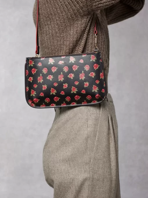 Accessories Rouje | Le Mini Bag Fleurs Noir