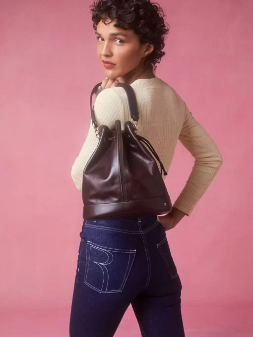 Accessories Rouje | Le Mum Bag Cuir Marron