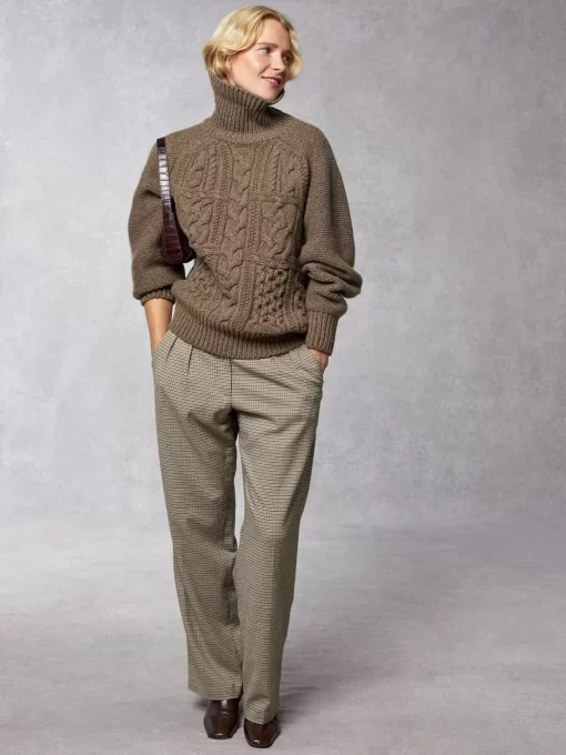 Clothing Rouje | Leo Sweater Mix Marron