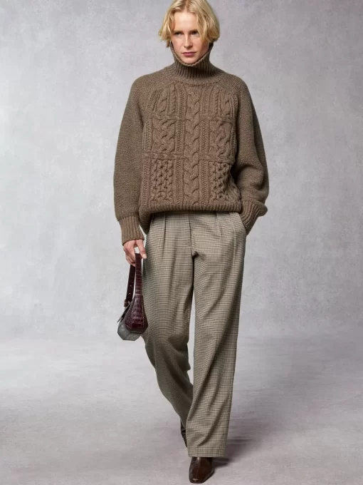 Clothing Rouje | Leo Sweater Mix Marron