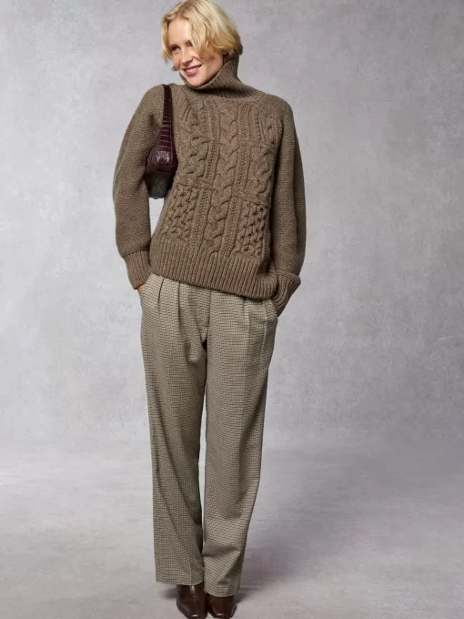 Clothing Rouje | Leo Sweater Mix Marron