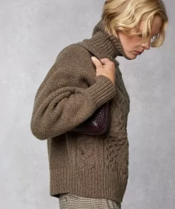 Clothing Rouje | Leo Sweater Mix Marron