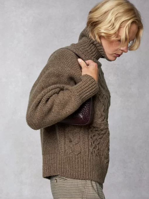 Clothing Rouje | Leo Sweater Mix Marron