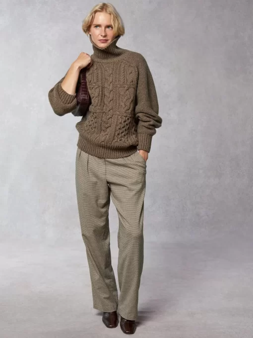 Clothing Rouje | Leo Sweater Mix Marron