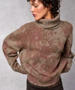 Clothing Rouje | Leon Sweater Fleurs Taupe