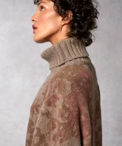 Clothing Rouje | Leon Sweater Fleurs Taupe
