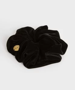 Accessories Rouje | Loulou Scrunchie Velours Noir