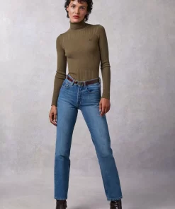Clothing Rouje | Lucien Turtleneck Uni Kaki