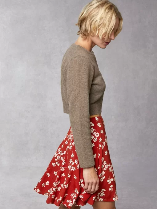 Clothing Rouje | Ludivine Skirt Cerisier Rouge