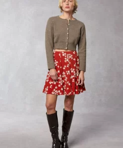Clothing Rouje | Ludivine Skirt Cerisier Rouge