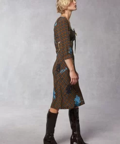 Clothing Rouje | Ludmilla Dress Herbier Marron