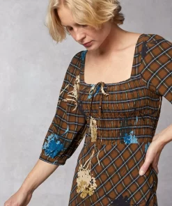 Clothing Rouje | Ludmilla Dress Herbier Marron