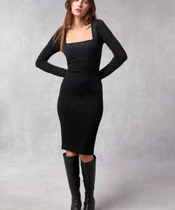 Clothing Rouje | Magnolia Dress Uni Noir