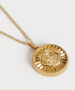 Accessories Rouje | Mama Medallion Uni Or Vieilli