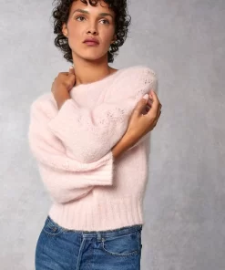 Clothing Rouje | Marcelin Sweater Uni Rose Pale