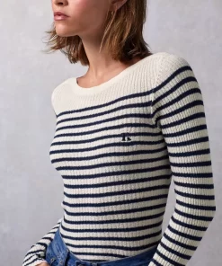 Clothing Rouje | Mylene Sweater Raye Meringue
