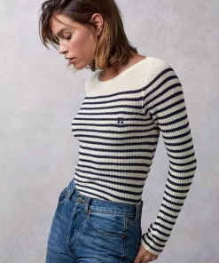 Clothing Rouje | Mylene Sweater Raye Meringue