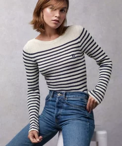 Clothing Rouje | Mylene Sweater Raye Meringue