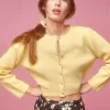 Clothing Rouje | Nathalie Cardigan Uni Jaune