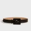 Accessories Rouje | Nawel Belt Croco Noir