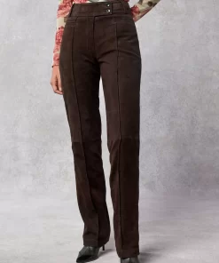 Clothing Rouje | Nolan Pants Daim Ebene