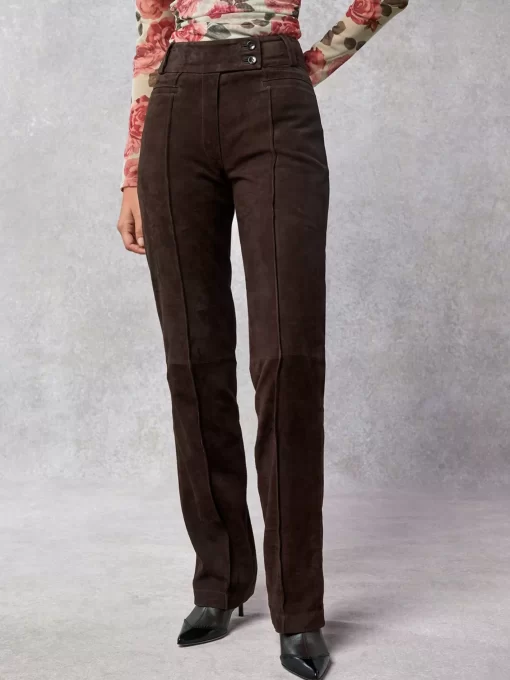 Clothing Rouje | Nolan Pants Daim Ebene