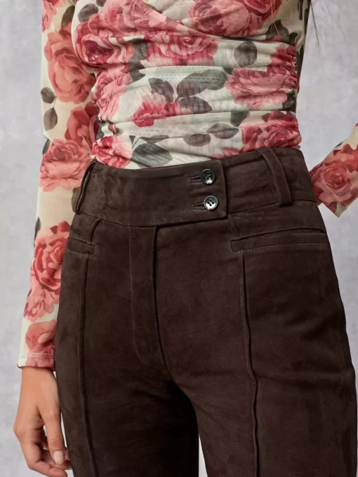 Clothing Rouje | Nolan Pants Daim Ebene