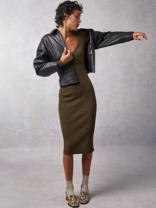 Clothing Rouje | Owen Jacket Cuir Chocolat