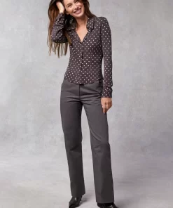 Clothing Rouje | Palmyra Shirt Upcycled Pois Prune