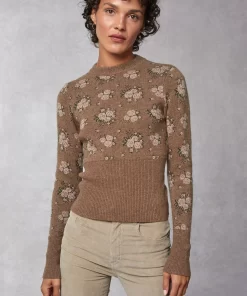 Clothing Rouje | Paula Sweater Fleurs Rose