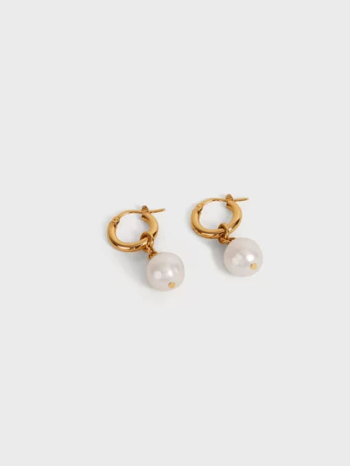 Accessories Rouje | Perla Earrings Dore Vieilli