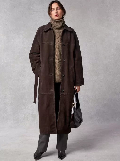 Clothing Rouje | Roland Coat Daim Ebene