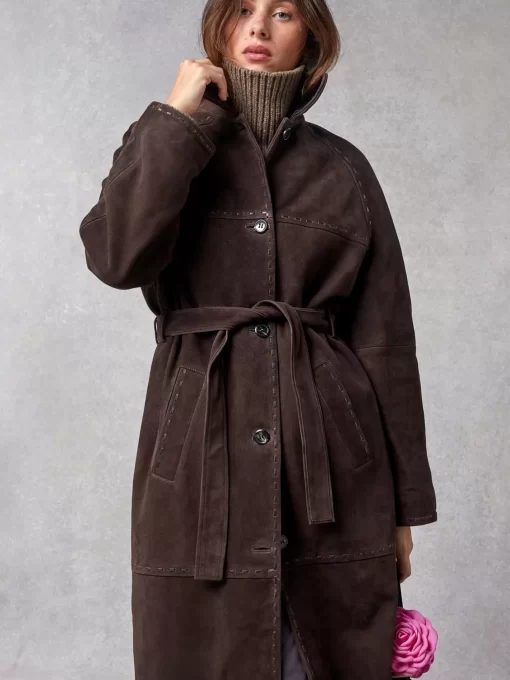 Clothing Rouje | Roland Coat Daim Ebene