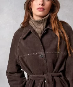 Clothing Rouje | Roland Coat Daim Ebene