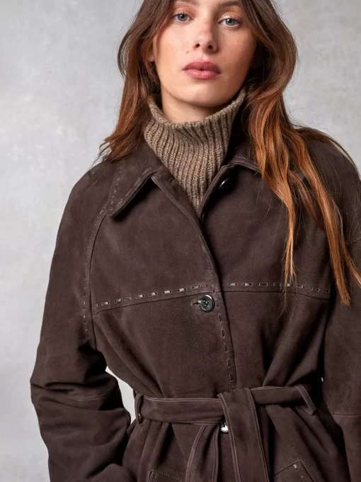 Clothing Rouje | Roland Coat Daim Ebene