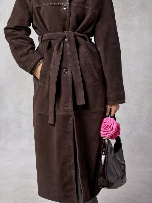 Clothing Rouje | Roland Coat Daim Ebene